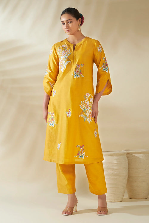 Yellow Elara Kurta Set