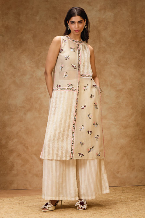Gold Threadwork Dress
