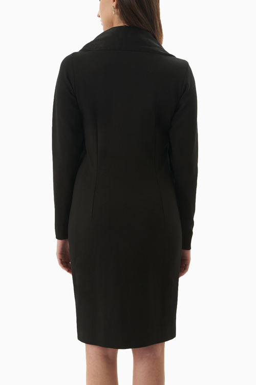 Black Drape Dress