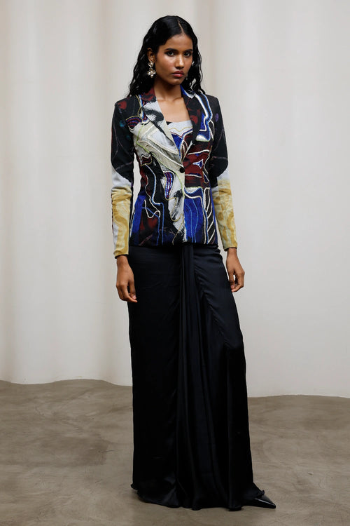 Kiyo Embroidered Blazer Set