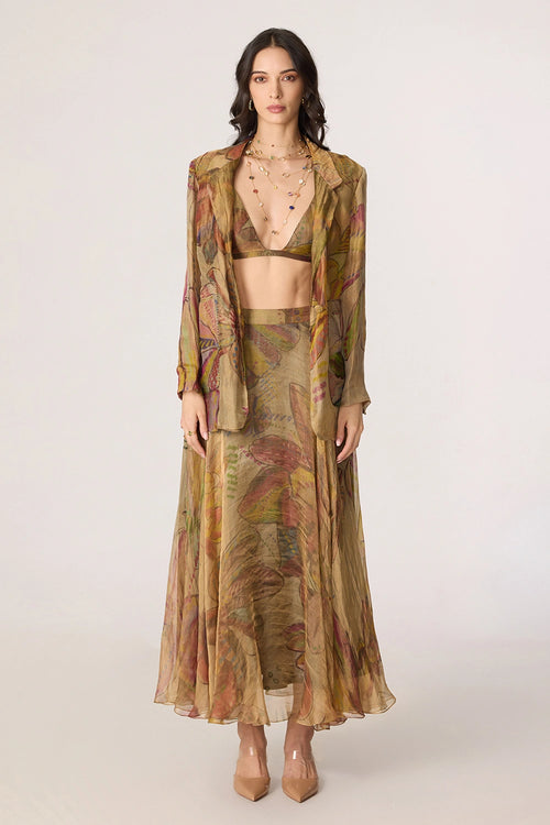 Gold Revah Skirt