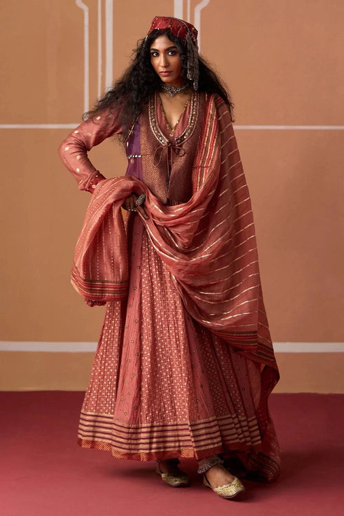 Krisha Kurta Tania Churidar with Suhana Dupatta and Iman Gilet