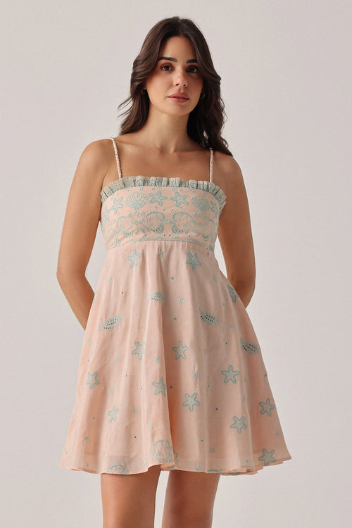 Peach Isles Nora Mini Dress