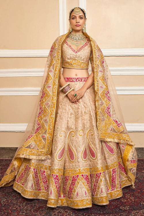 Mahjabeen Rosepink Lehenga Set