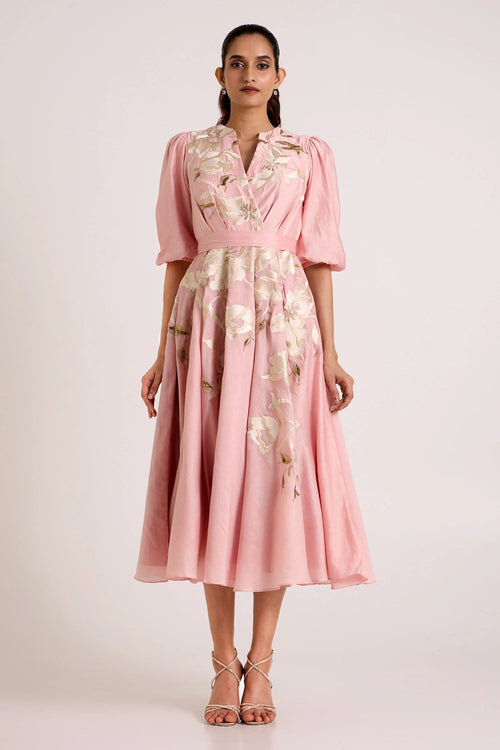 Saira Circular Midi Dress