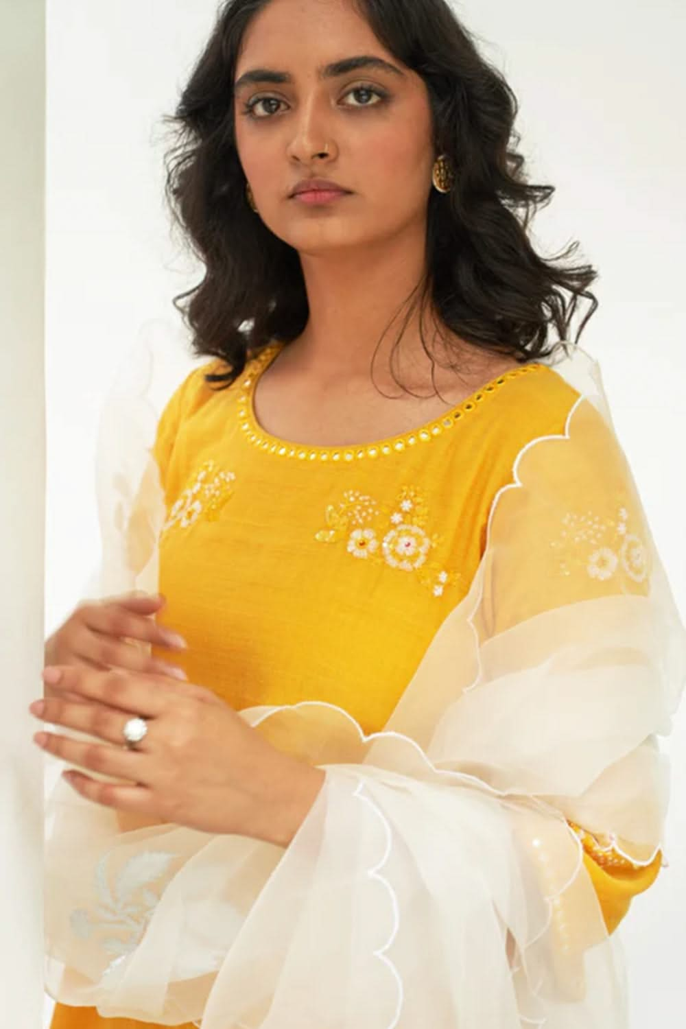 Gul Genda Yellow Kurta Set