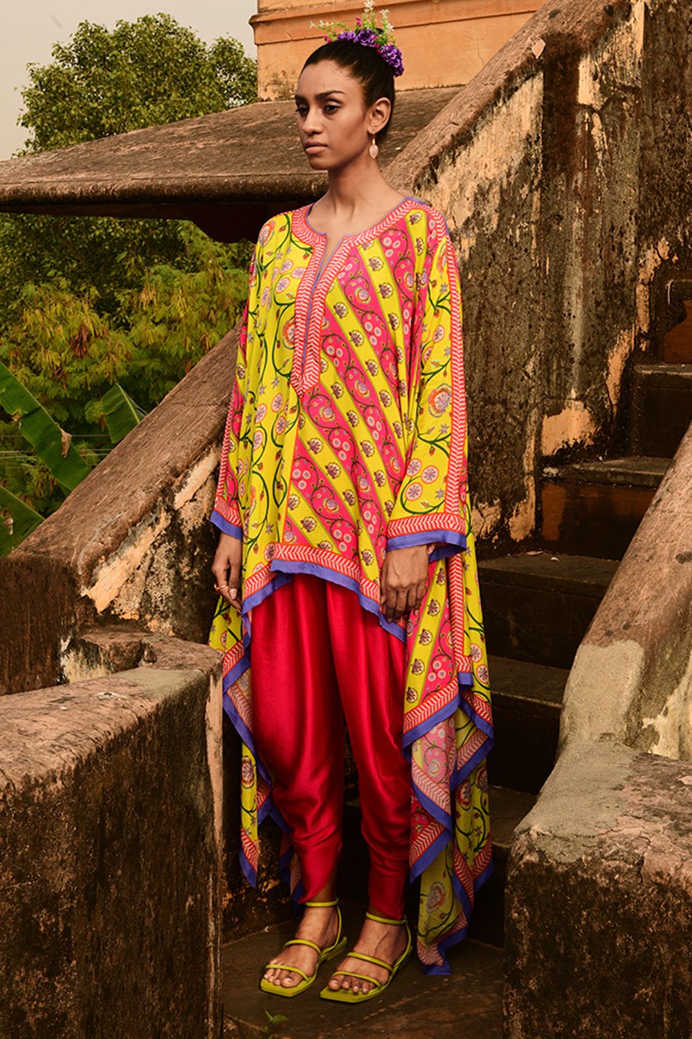 Meera Tunic With Dhoti Pants