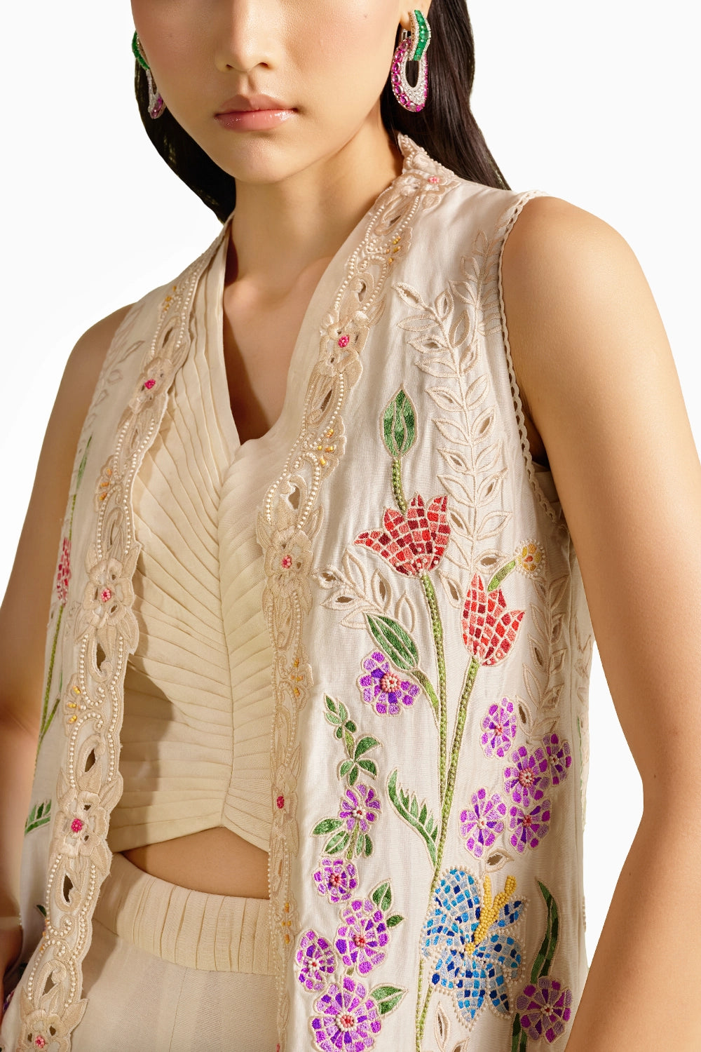 Ivory Cutwork Co-Ord Set
