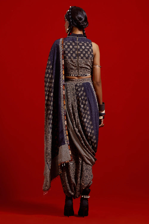 Sadhvi Draped Saree