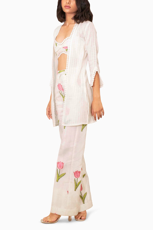 Tuscany Tulip Printed 3 Piece Set