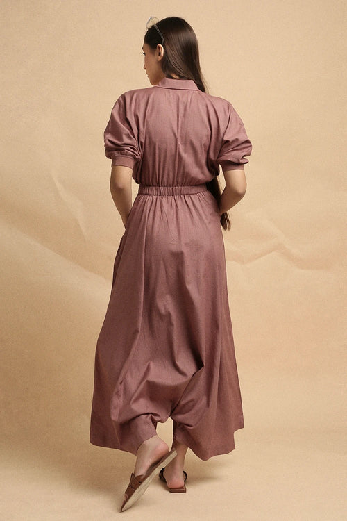 Blush Collar Sphara Jumpsuit