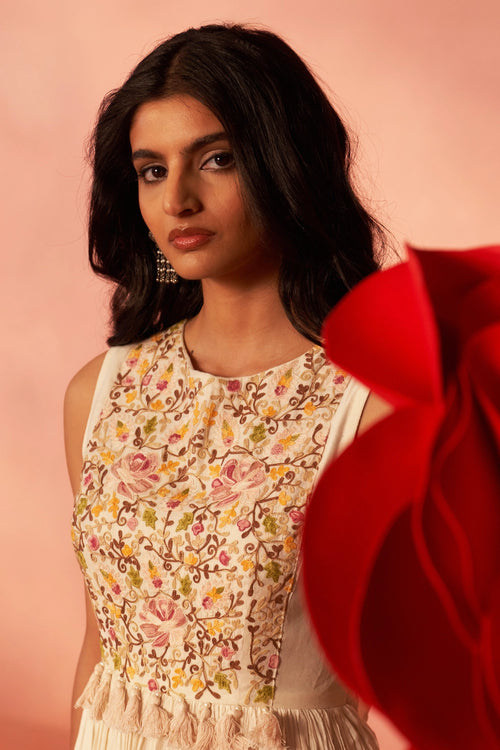 Nazakat Ivory Dress