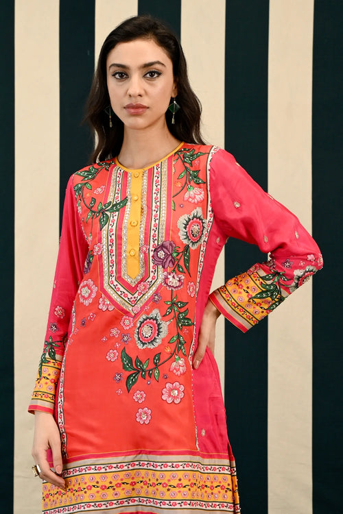 Gulmohar Laila Sharara Set