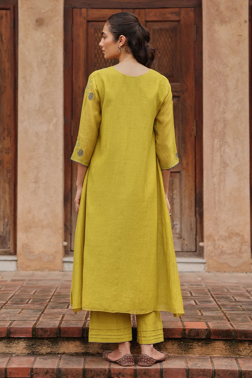 Citrine Applique Bloom Co-ord Set