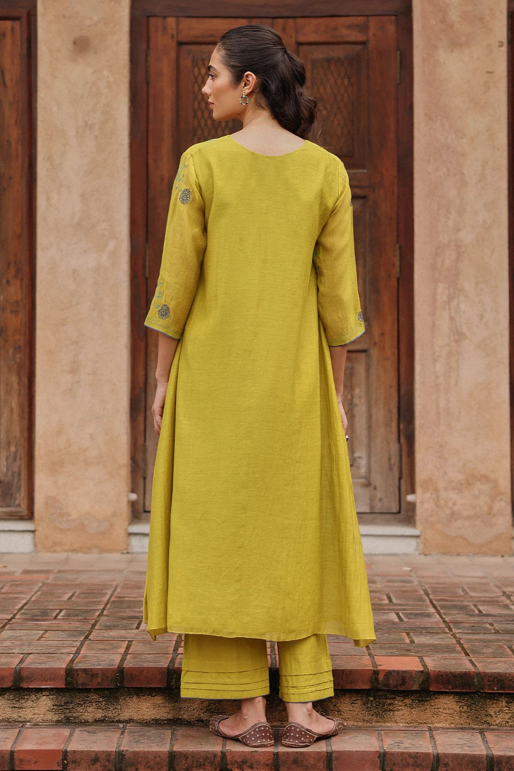 Citrine Applique Bloom Co-ord Set