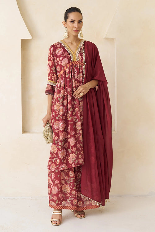 Laya Sharara Set with Dupatta