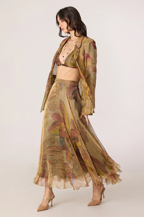 Gold Revah Skirt