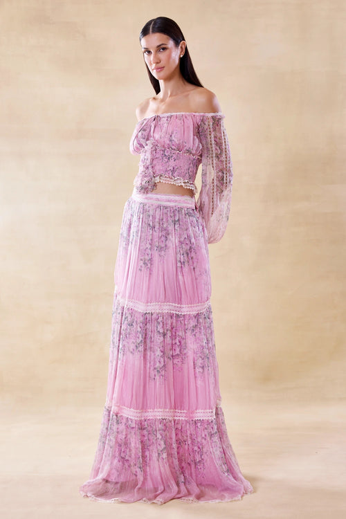 Petal Rhapsody Skirt Set