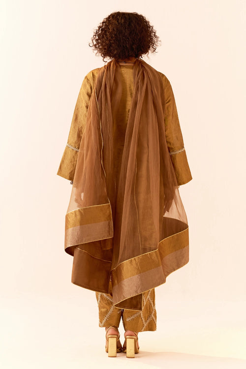 Gold Kurta Salwar Set