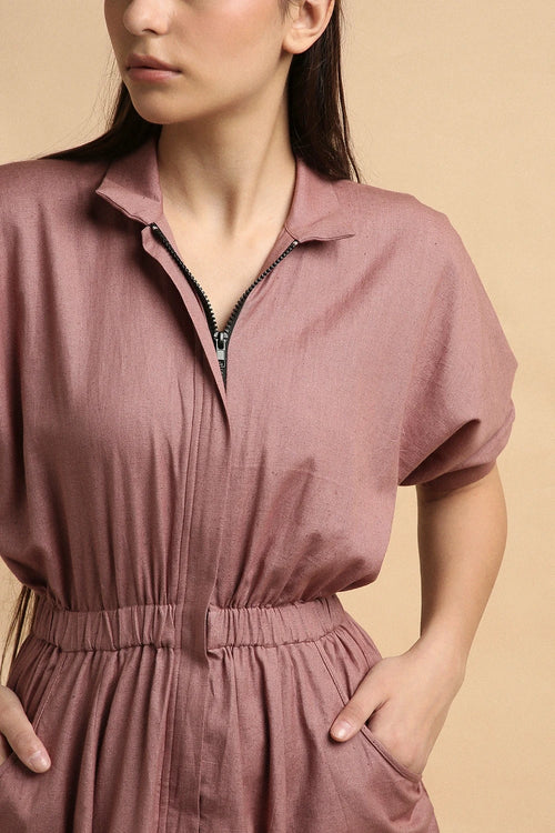 Blush Collar Sphara Jumpsuit