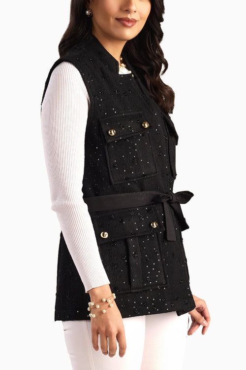 Midnight Stella Belted Jacket