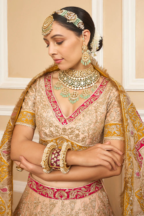 Mahjabeen Rosepink Lehenga Set