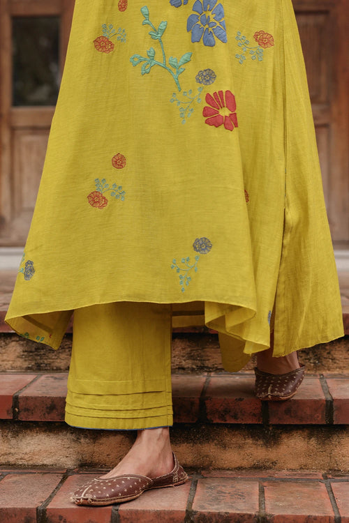 Citrine Applique Bloom Co-ord Set