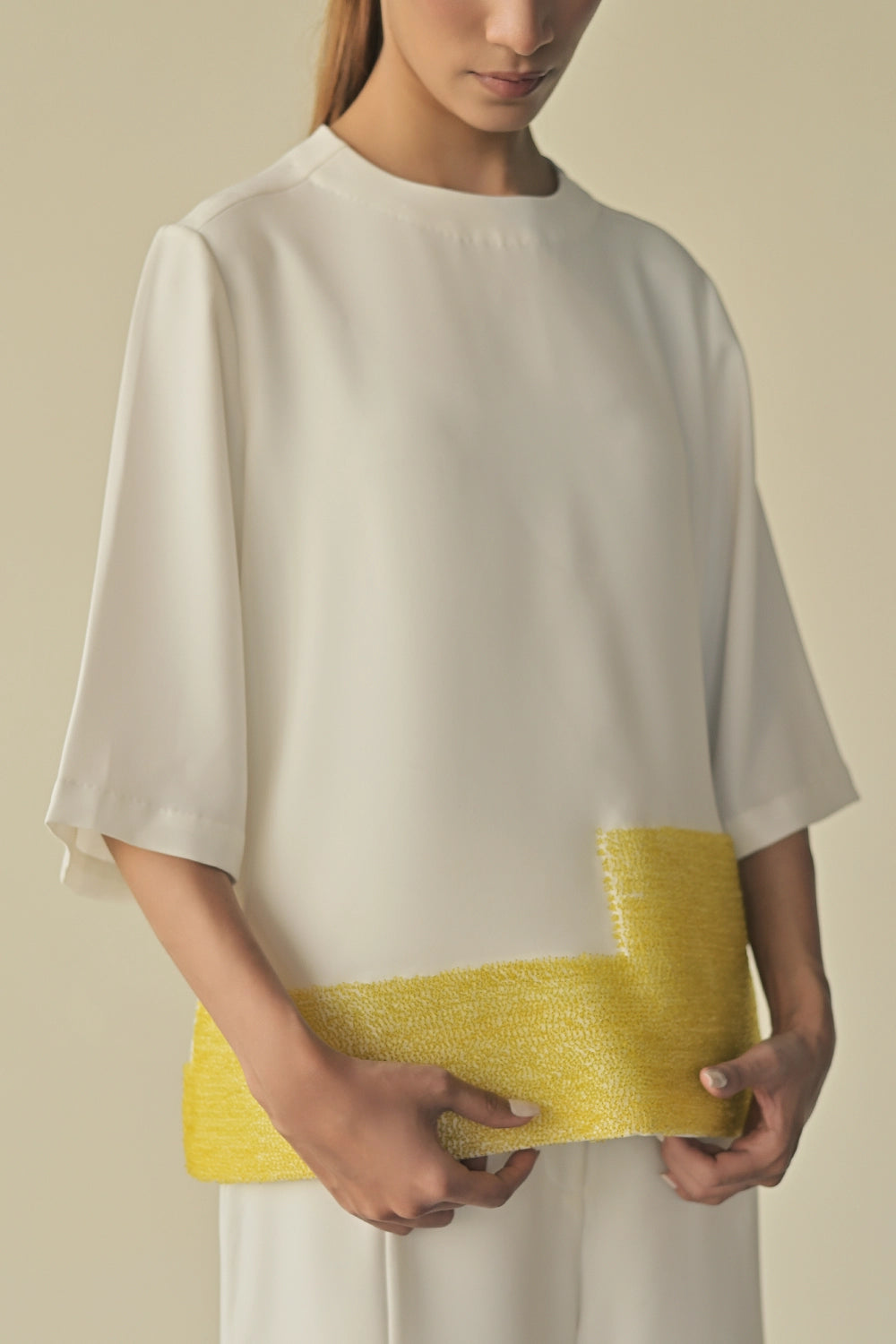 White Landscape Top