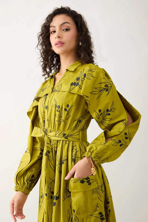 Aston Leaf Dress