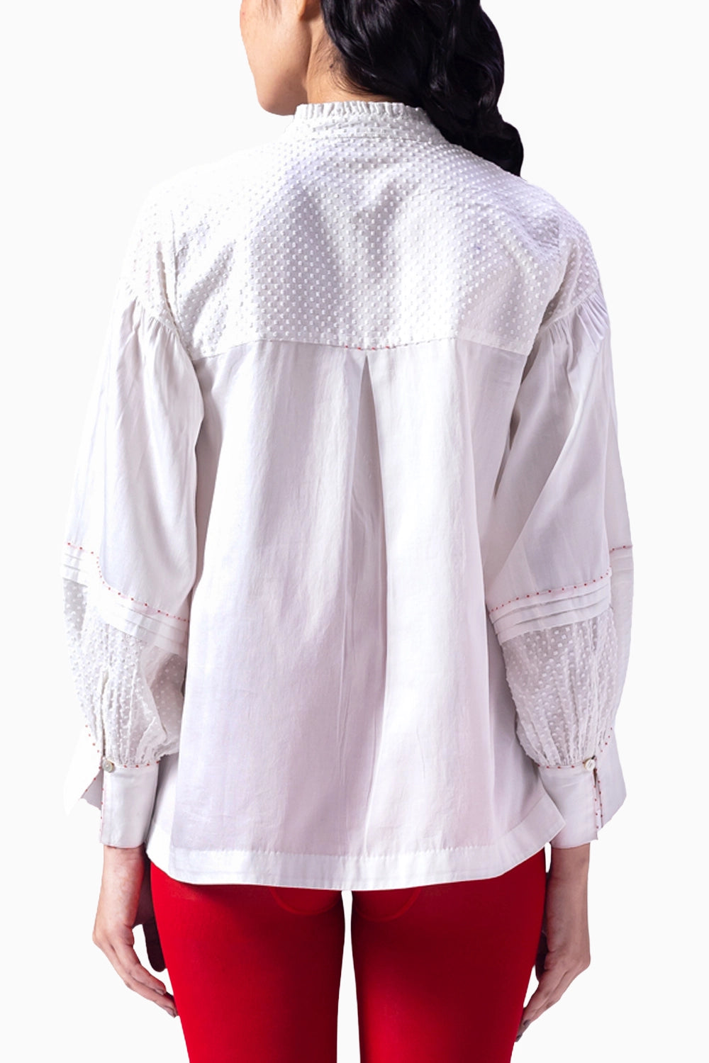 Tsuki White Tassel Top