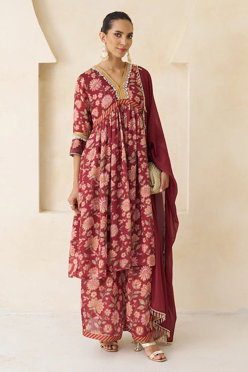 Laya Sharara Set with Dupatta