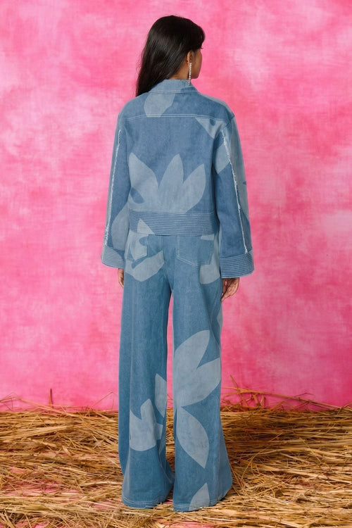 Iris Cropped Jacket And Trousers Set