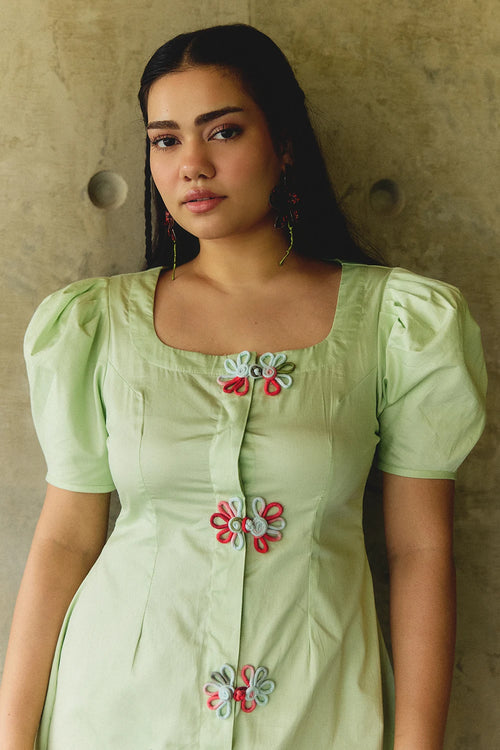 Clover Green Dress