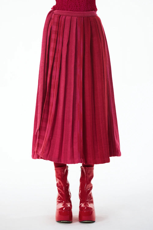 Red Rani Shepherd's Skirt