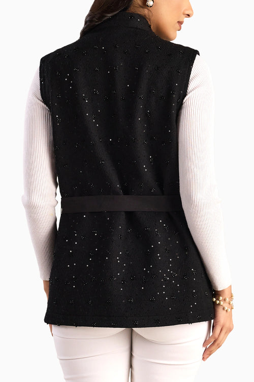 Midnight Stella Belted Jacket