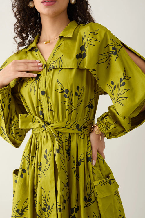 Aston Leaf Dress
