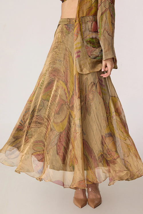 Gold Revah Skirt