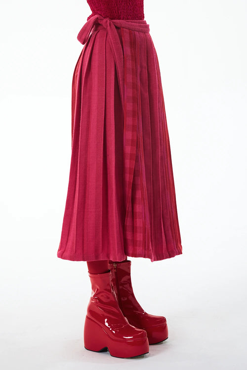 Red Rani Shepherd's Skirt