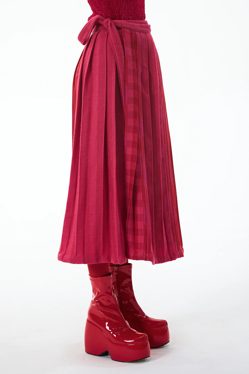 Red Rani Shepherd's Skirt