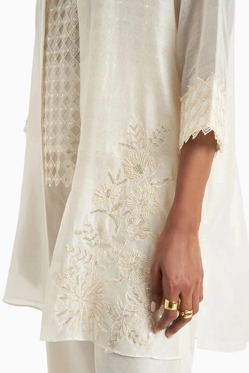 Ivory Grace Layered Co-ord Set