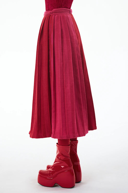 Red Rani Shepherd's Skirt