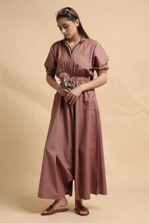 Blush Collar Sphara Jumpsuit