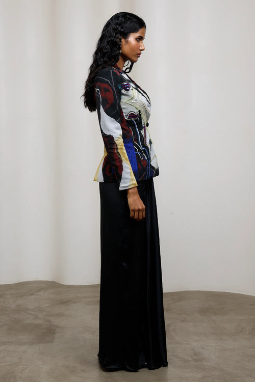 Kiyo Embroidered Blazer Set