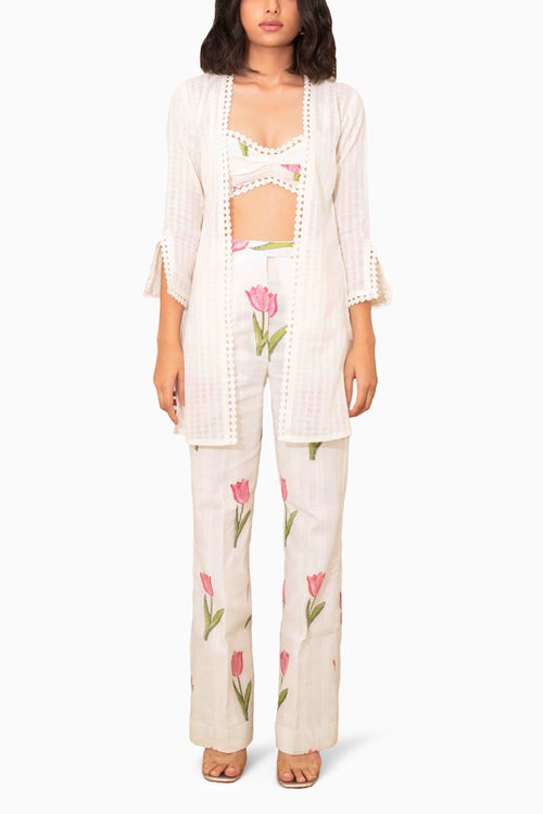 Tuscany Tulip Printed 3 Piece Set
