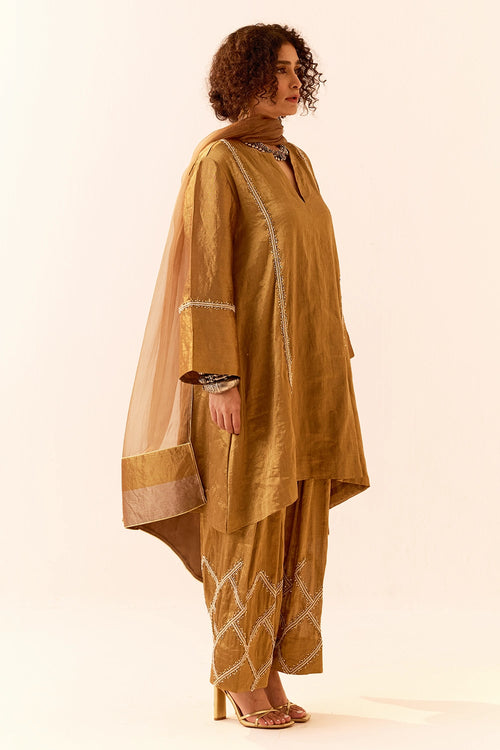 Gold Kurta Salwar Set