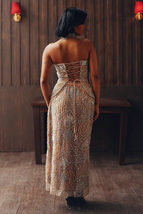 Fasana Box Pleat Skirt