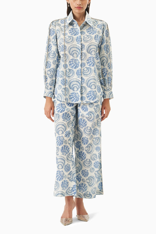 Blue Sea Shells Co-ord Set
