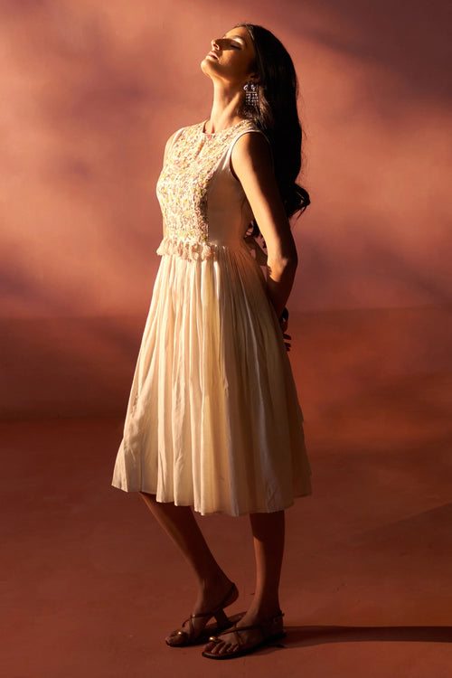Nazakat Ivory Dress