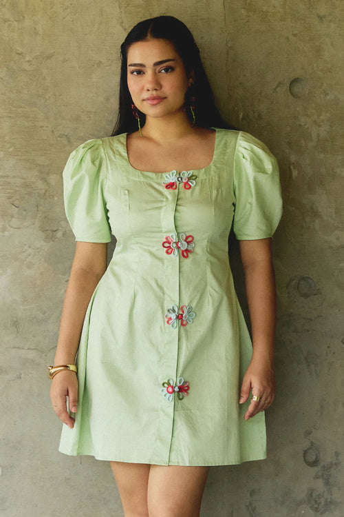 Clover Green Dress
