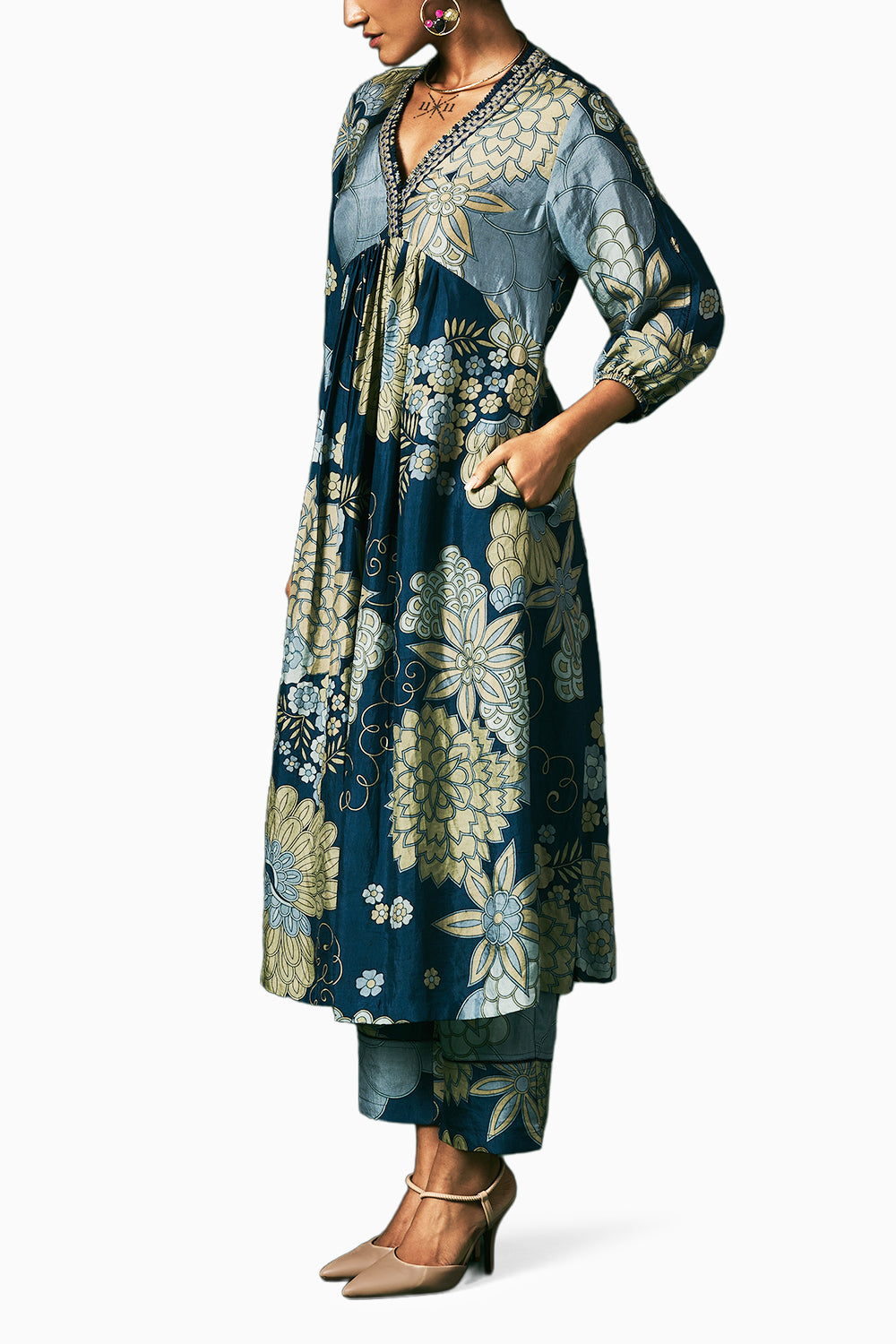 Mahonia Indigo Kurta Set